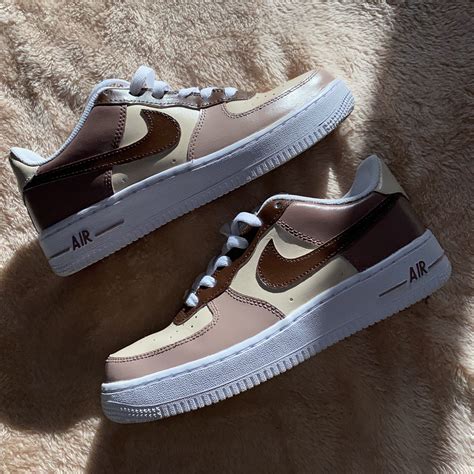 nike beige air force 1.